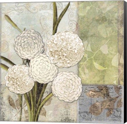 Framed Dahlias for Donna II Print