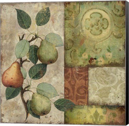 Framed Les Poires II Print