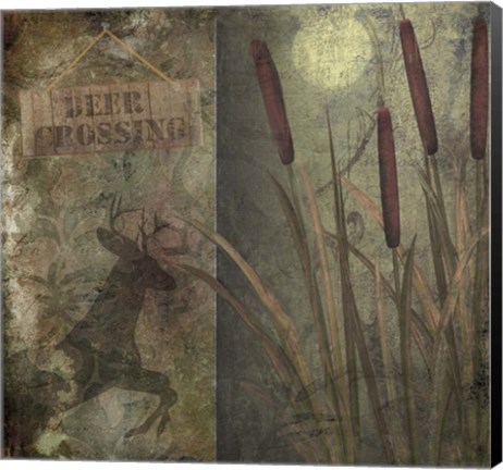 Framed Wilderness Crossing I Print