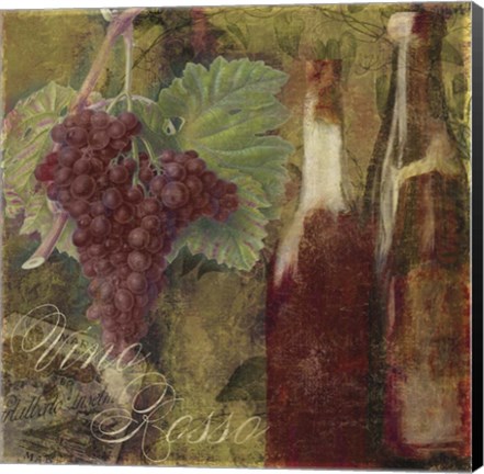 Framed Vino Rosso I Print