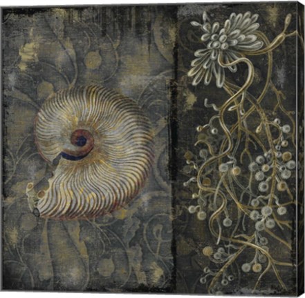 Framed Dark Sea I Print