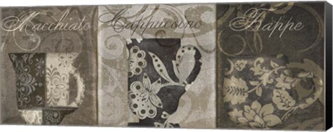 Framed Coffee Flavors II Print