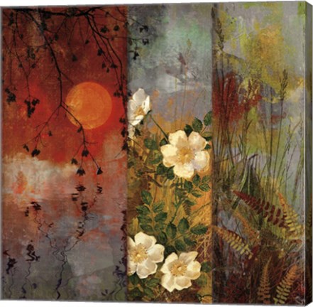 Framed Whisper Forest Moon II Print