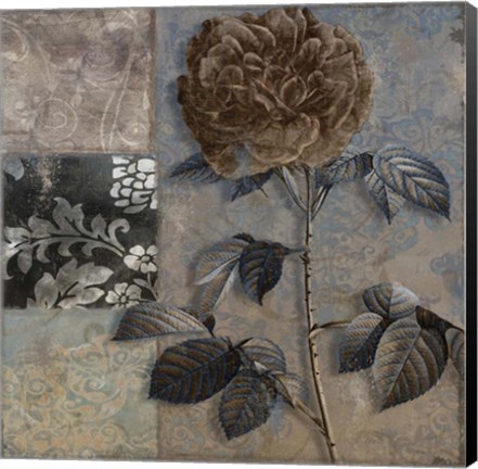 Framed Cocoa &amp; Blue IV Print