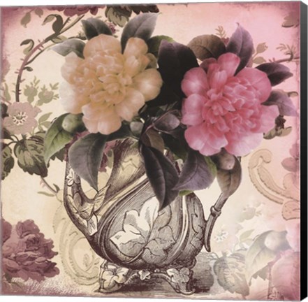 Framed Tea and Roses III Print