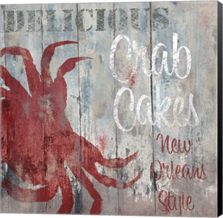 Framed New Orleans Seafood II Print