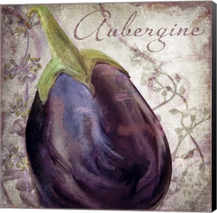 Framed Legumes Francais I Print