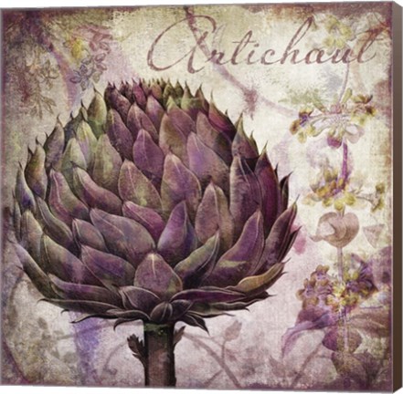 Framed Legumes Francais II Print