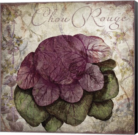 Framed Legumes Francais IV Print