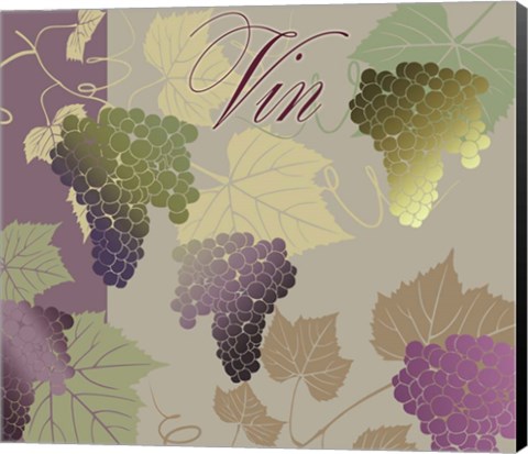 Framed Modern Wine IV Print