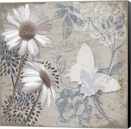 Framed Daisy Recital I Print