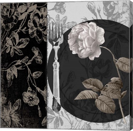 Framed Dinner Conversation III Print