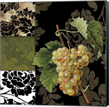 Framed Damask Lerain V Print