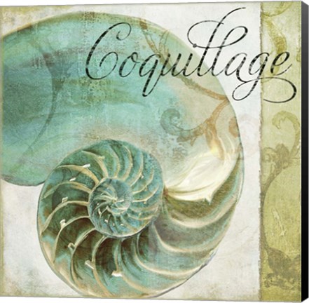 Framed La Mer I Print