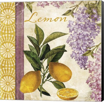 Framed Summer Citrus I Print