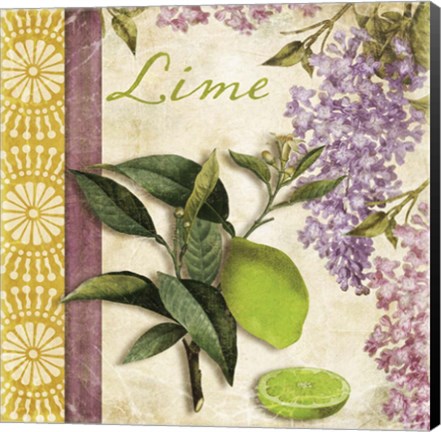 Framed Summer Citrus IV Print