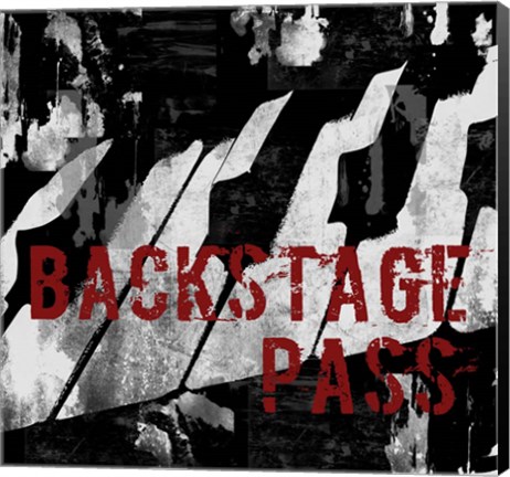 Framed Rock n Roll III Print