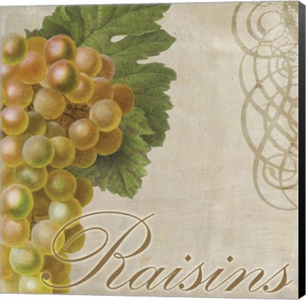 Framed Fruits Classique VI Print