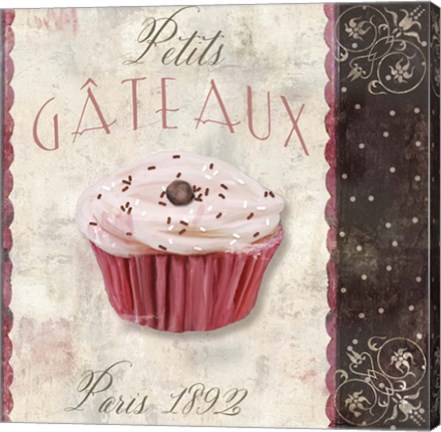 Framed Patisserie VII Print