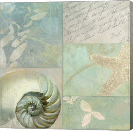 Framed Beach Expressions I Print