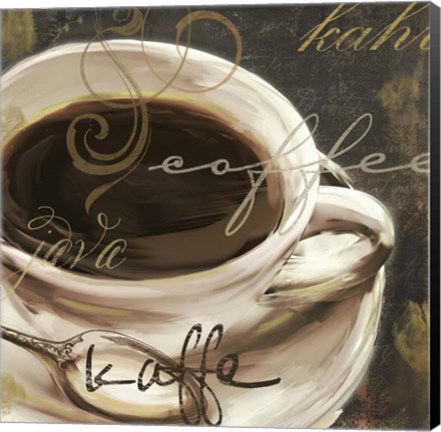 Framed Le Cafe II Print