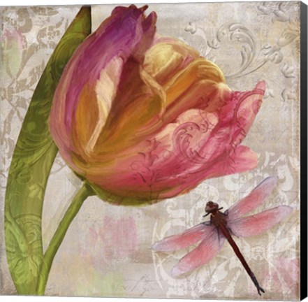 Framed Tulip Tempest II Print