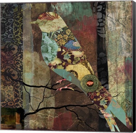 Framed Aviary I Print