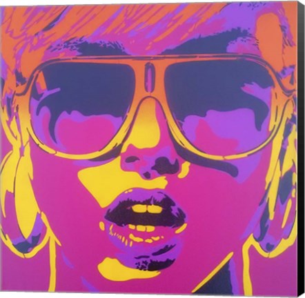 Framed Pop Star 4 Print