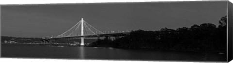 Framed Eastern Span Replacement of the San Francisco, Oakland Bay Bridge Print