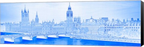 Framed Westminster Bridge &amp; Big Ben, London Print