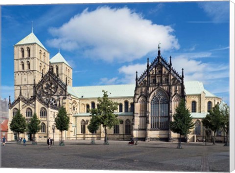 Framed Munster Cathedral, Munster, Germany Print