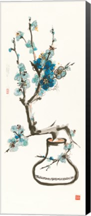 Framed Blue Blossom Print