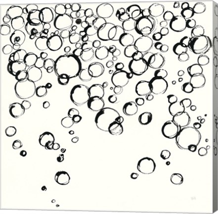 Framed Bubbles III Print