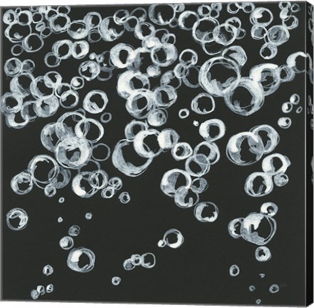 Framed Bubbles II Print