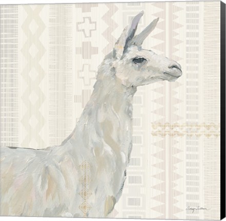 Framed Llama Land II Print