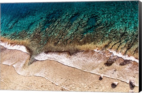 Framed Sand and Sea Print