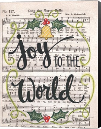 Framed Joy to the World Print