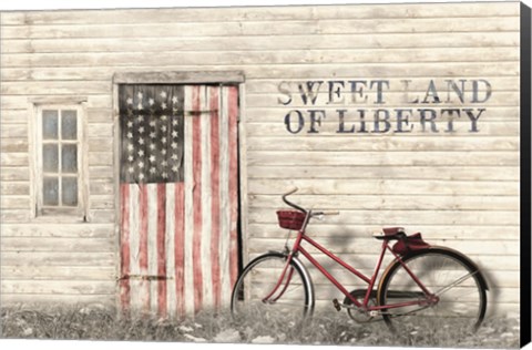 Framed Sweet Land of Liberty Print