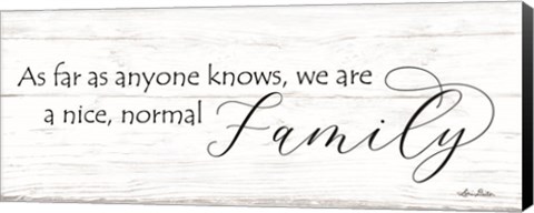 Framed Normal Family Print
