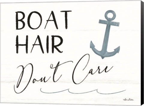 Framed Boat Hair, Don&#39;t Care Print