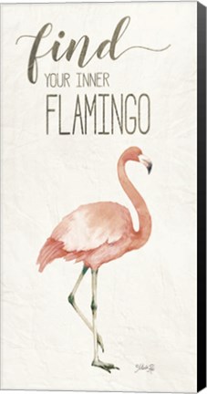 Framed Find Your Inner Flamingo Print