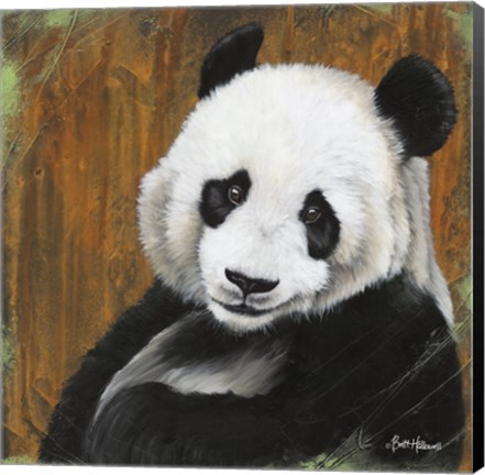 Framed Panda Smile Print