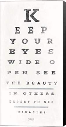 Framed Eye Chart II Print