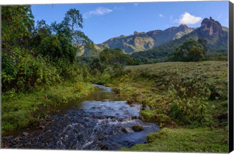 Framed Harenna Escarpment Bale Mountains National Park Ethiopia Print