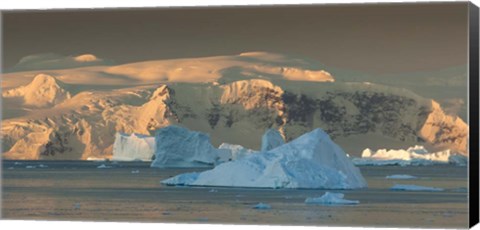 Framed Iceberg, Antarctica Print