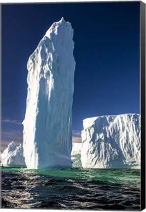 Framed Ice Monolith, Antarctica Print