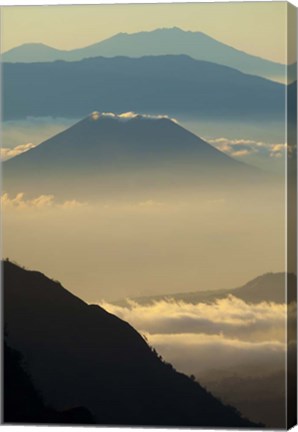 Framed Indonesia, East Java, Mount Bromo Volcano at Sunrise Print