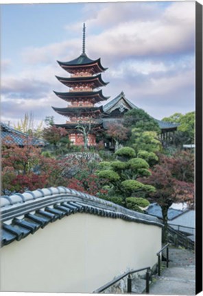 Framed Japan, Miyajima, Toyokuni Shrine Pagoda Print