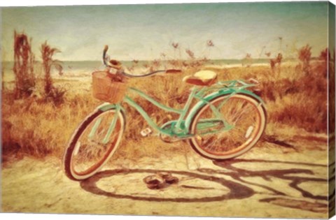 Framed Sanibel Bike Print