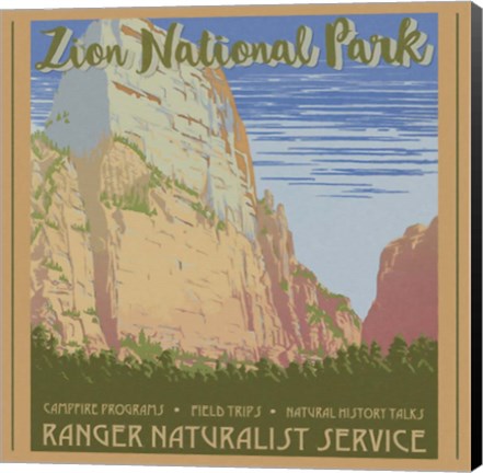 Framed Zion National Park Print